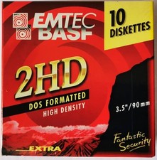 10 floppy disks EMTEC BASF 3.5