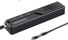 3 in 1 USB Computer Speaker with Microphone, PC Laptop Desktop Conference Speake picture
