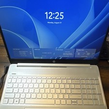 HP 15-dy2005tg 15.6in 8GB RAM 256GB SSD Intel Pentium 7505 Windows Laptop Silver picture