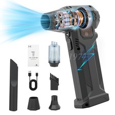 Compressed Air Duster, 2in1 280000RPM Cordless Air Duster & Mini Vacuum Cleaner picture