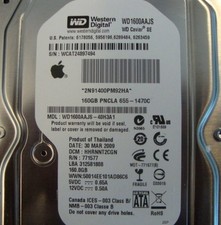 WD1600AAJS-40H3A1 Apple#655-1470C 160gb Sata Desktop Drive picture