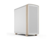 Fractal Design Summit Chalk White Solid Light Oak PC Gaming Case - Three picture