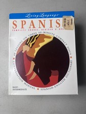 Living Language Spanish Complete Course 3 Audio CDs & Books Basic Intermediate picture