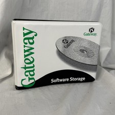 Vintage 1999 Gateway Software Storage 2-Ring Binder picture