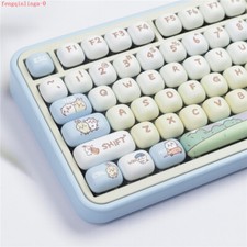 Cartoon Chiikawa Hachiware Usagi Round Keycaps 140 Pcs Hight MOG PBT Sublimation picture