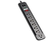 EATON-TRI-New-TLP76RBTEL _ 7OUT SURGE PROTECTOR 1080 J BLACK 6FT CORD  picture