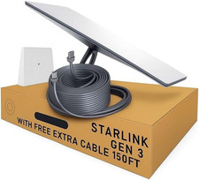 Starlink Gen 3 Standard Satellite Internet Kit – Dish with Wi-Fi 6 Router + Extr picture