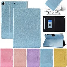 Fr iPad 5/6/7/8/9th Mini 6 Air Pro 2 3 4 Glitter Bling Leather Stand Case Cover  picture