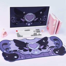 GeekShare Large Gaming Mouse Pad Non-Slip Rubber Mouse Mat Star Wing Dark Purple picture
