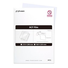 3pcs ACF Film High Durability Dual Surfaces Less Peeling Force Compatible W/ picture