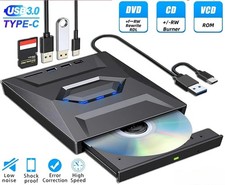 External CD DVD Drive USB 3.0 Writer Burner Player for PC Laptop Windows 11 10 picture