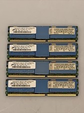 Lot of 4 Micron MT72HTS1G72FY-667E1D6 8GB 4RX4 DDR2 Ram PC2-5300F-555-11-ZZ picture