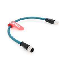 Hight Speed Ethernet M12 8 Position X-Coded to RJ45 Patch Cable for Industrial E picture