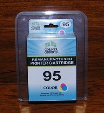HP Corner Office 95 (A4486) Color Printer Ink Cartridge **READ** picture