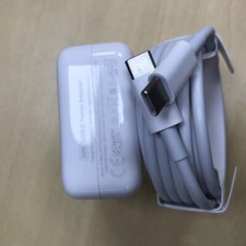 Genuine NEW Apple 30W USB-C Macbook Pro Power Adapter Charger With USB-C Cable picture