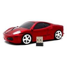 Wireless Mouse Sports Car Mouse USB Computer Mice Optical 2.4GHz with Headlig... picture