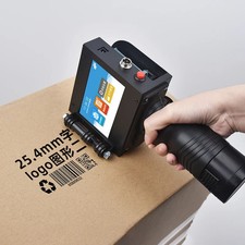 1-inch/25.4mm handheld inkjet printer prints production date batch numberbarcode picture
