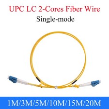 Fiber Optic Wire Patch Cable UPC LC  Single Mode 2Cores  1-20m Optical Connect picture