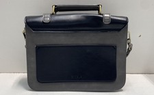 ECOSUSI Black Gray Vintage Bow Briefcase Satchel Laptop Bag Crossbody picture
