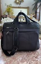 Tumi Arrive Sawyer Grey Business Laptop Briefcase 255002PW2 EUC, Retail $745 picture