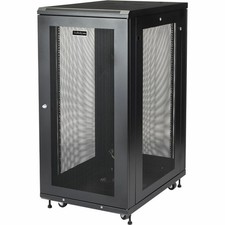 StarTech 4-Post 24U Server Rack Cabinet, 19