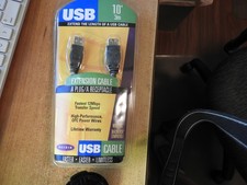 BELKIN MACINTOSH USB 10' 3M EXTENSION CABLE A PLUG/ A RECEPTACLE F3U134-10. NEW picture