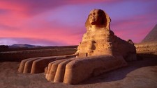 Landscape egypt sphinx sunset architecture desert Custom Gaming Mat Desk picture