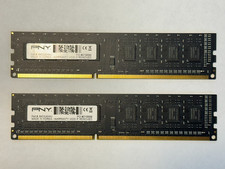 PNY 8GB Kit (2x4GB) DDR3 RAM PC3-12800 1600MHz 240-Pin Non-ECC UDIMM-TESTED picture