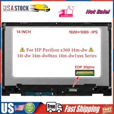 for HP Pavilion X360 14-DW 14T-DW 14M-DW LCD DISPLAY TOUCH SCREEN ASSEMBLY New picture