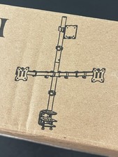 WALI Triple Monitor Desk Mount Black. MF003. Open Box picture