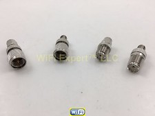 MINI UHF Male MiniUHF Female To SMA Male Female COAX RF Connector Adapter USA picture