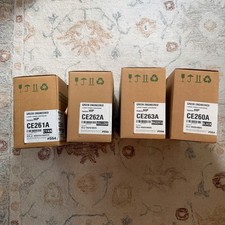 4 Pack HP CE260A CE261A CE262A CE263A Toner Compatible CP4525 CP4025 Cartridge picture