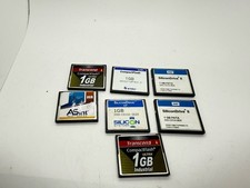 Lot of 7 Industrial CompactFlash Cards – 1GB & 8GB – CF Memory picture