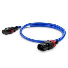 Zonit zLock Power Cord, Locking C14 to Locking C13, 17AWG x 2Meter, Blue picture