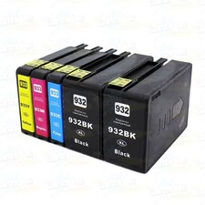 5PK HP 932XL 933XL Ink For HP Officejet 6100 6600 6700 7110 7510 7512 7610 7620 picture