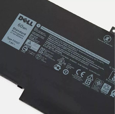 Genuine F3YGT 60Wh For Dell Latitude 14 7000 7480 7490 P28S P28S001 P73G P73G002 picture