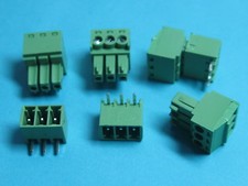 20 pcs Pitch 3.5mm Angle 3pin/ way Screw Terminal Block Connector Pluggable Type picture