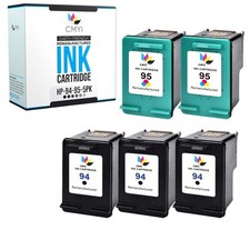 5PK CMYi Compatible 94 95 Combo Pack for HP Photosmart 8400 8450 8750 B8300 picture