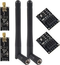 2Pcs NRF24L01+PA+LNA RF Wireless Transceiver Module with SMA Antenna 2.4G...  picture