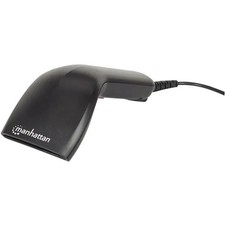 Manhattan 178488 USB Barcode Scanner - Black CCD Kit Portable USB Scanner picture