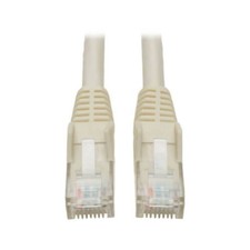 Tripp Lite Cat6 Gb Snagless Molded Ethernet Cable N201-003-WH 3ft M/M White picture