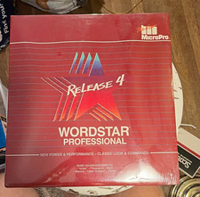 MicroPro WordStar Professional Release 4 Word Processing 5.25