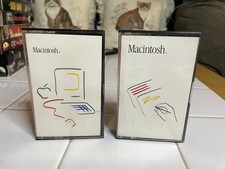 2 Cassette Lot A Guided Tour of Macintosh and MacWrite MacPaint Tested Working picture