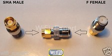 F Type Female Jack to SMA Male Plug Adapter RF Converter for FlightAware USB picture