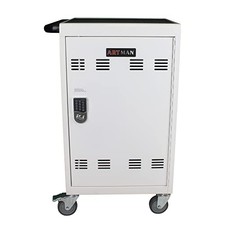GENERIC MOBILE CHARGING CART - 30-DEVICE CHARGING CABINET FOR TABLETS -  WHITE picture