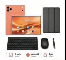 9” Android Tablet 16GB SIM & TF Card Slot Keyboard Mouse Case USB cable bundle picture