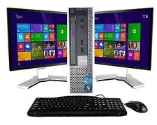 Dell Desktop PC Computer  i3 3rd gen 250GB 8GB DUAL 22