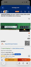 SK hynix 16GB DDR4-3200 PC4-25600 ECC 288-Pin DIMM HMA82GR7DJR8N-XN picture
