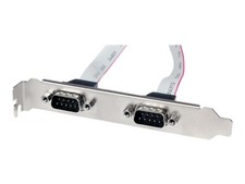StarTechcom 2 Port DB9 Serial Bracket Header Cable PLATE9M2P16 picture