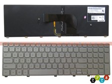 New for DELL Inspiron 17-7000 7737 15HR 7746 P24E Keyboard Silver US Backlit picture